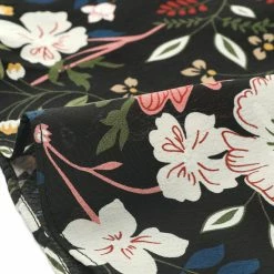 Allegra K Women's Floral Print V Neck Button Down Elastic Waist Vintage Shirt Dress 15 Allegra K Women's Floral Print V Neck Button Down Elastic Waist Vintage Shirt Dress