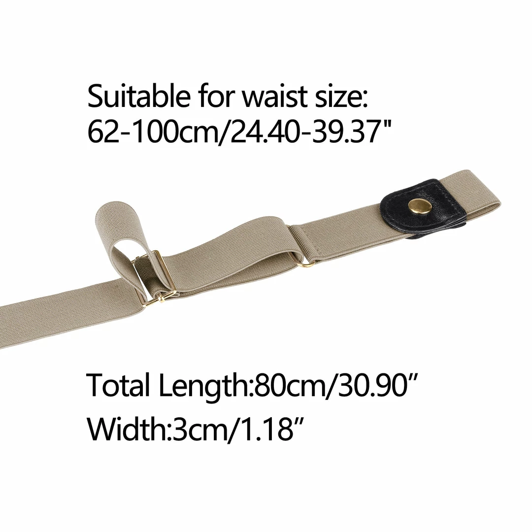 Allegra K Elastic Belts Snap Button Belt For Jeans Accessories 22 Allegra K Elastic Belts Snap Button Belt For Jeans Accessories