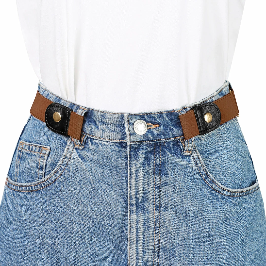 Allegra K Elastic Belts Snap Button Belt For Jeans Accessories 19 Allegra K Elastic Belts Snap Button Belt For Jeans Accessories