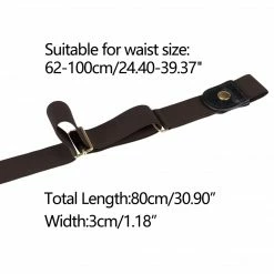 Allegra K Elastic Belts Snap Button Belt For Jeans Accessories 34 Allegra K Elastic Belts Snap Button Belt For Jeans Accessories