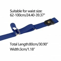 Allegra K Elastic Belts Snap Button Belt For Jeans Accessories 38 Allegra K Elastic Belts Snap Button Belt For Jeans Accessories