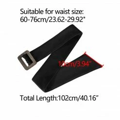 Allegra K Womens Waist Belts Chunky Buckle Belts For Dresses Adjustable