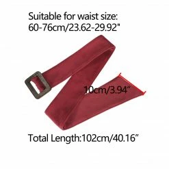 Allegra K Womens Waist Belts Chunky Buckle Belts For Dresses Adjustable