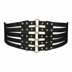 Allegra K Accessories Womens Elastic Wide Waist Belt Vintage Corset Belts For Dresses