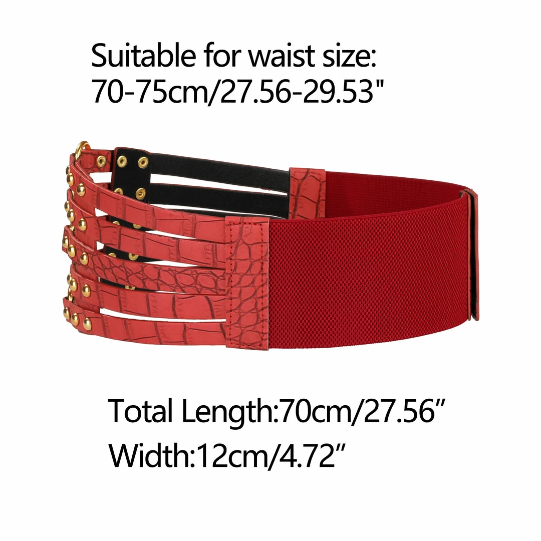 Allegra K Accessories Womens Elastic Wide Waist Belt Vintage Corset Belts For Dresses 17 Allegra K Accessories Womens Elastic Wide Waist Belt Vintage Corset Belts For Dresses