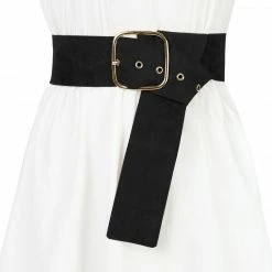 Allegra K Wide Waist Belts For Women Belts Chunky Buckle Adjustable Accessories 38 Allegra K Wide Waist Belts For Women Belts Chunky Buckle Adjustable Accessories