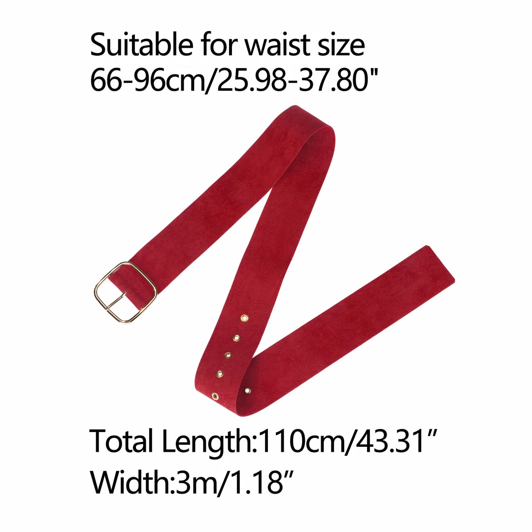 Allegra K Wide Waist Belts For Women Belts Chunky Buckle Adjustable Accessories 22 Allegra K Wide Waist Belts For Women Belts Chunky Buckle Adjustable Accessories