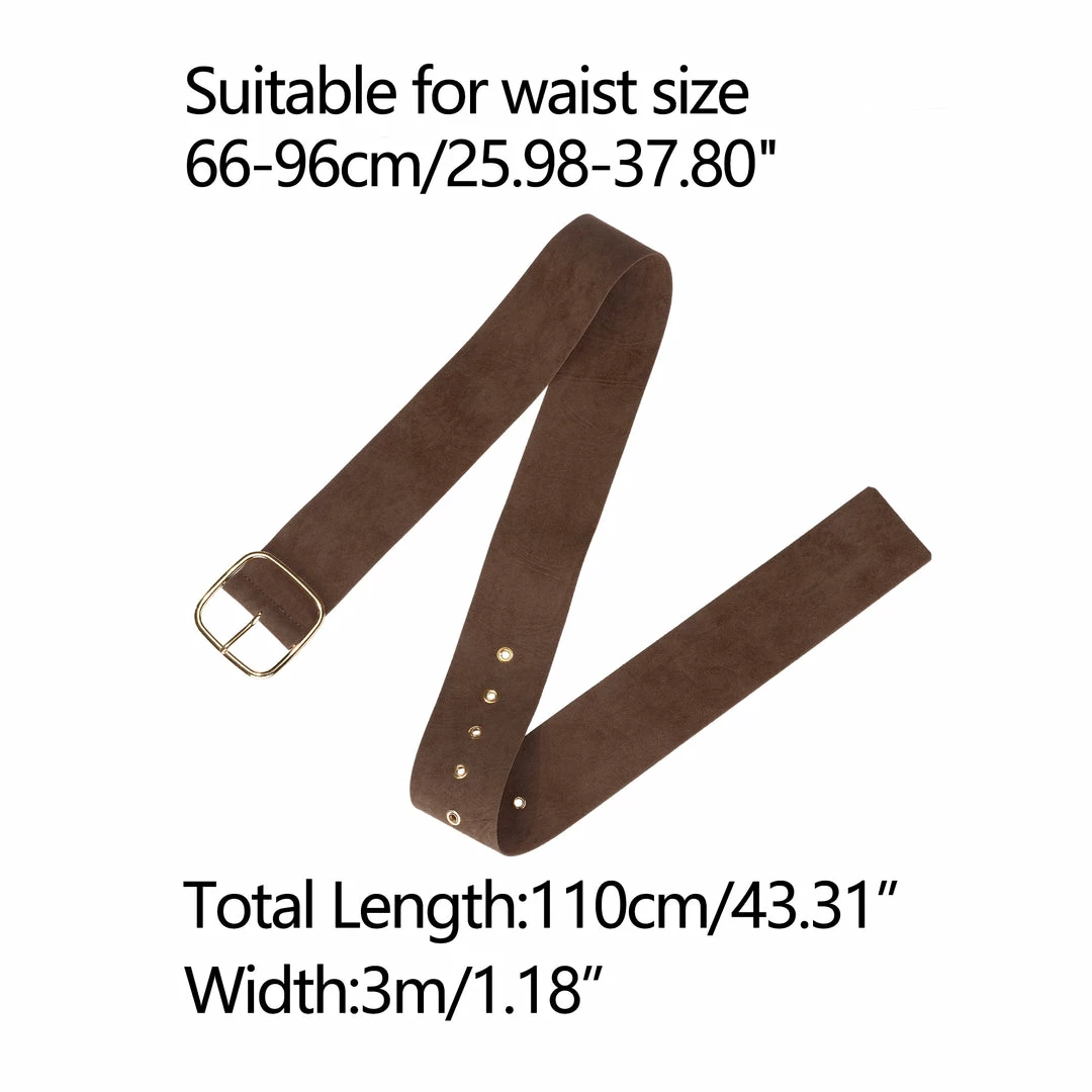 Allegra K Wide Waist Belts For Women Belts Chunky Buckle Adjustable Accessories 7 Allegra K Wide Waist Belts For Women Belts Chunky Buckle Adjustable Accessories