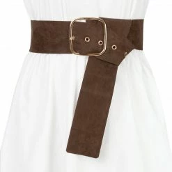 Allegra K Wide Waist Belts For Women Belts Chunky Buckle Adjustable Accessories 28 Allegra K Wide Waist Belts For Women Belts Chunky Buckle Adjustable Accessories