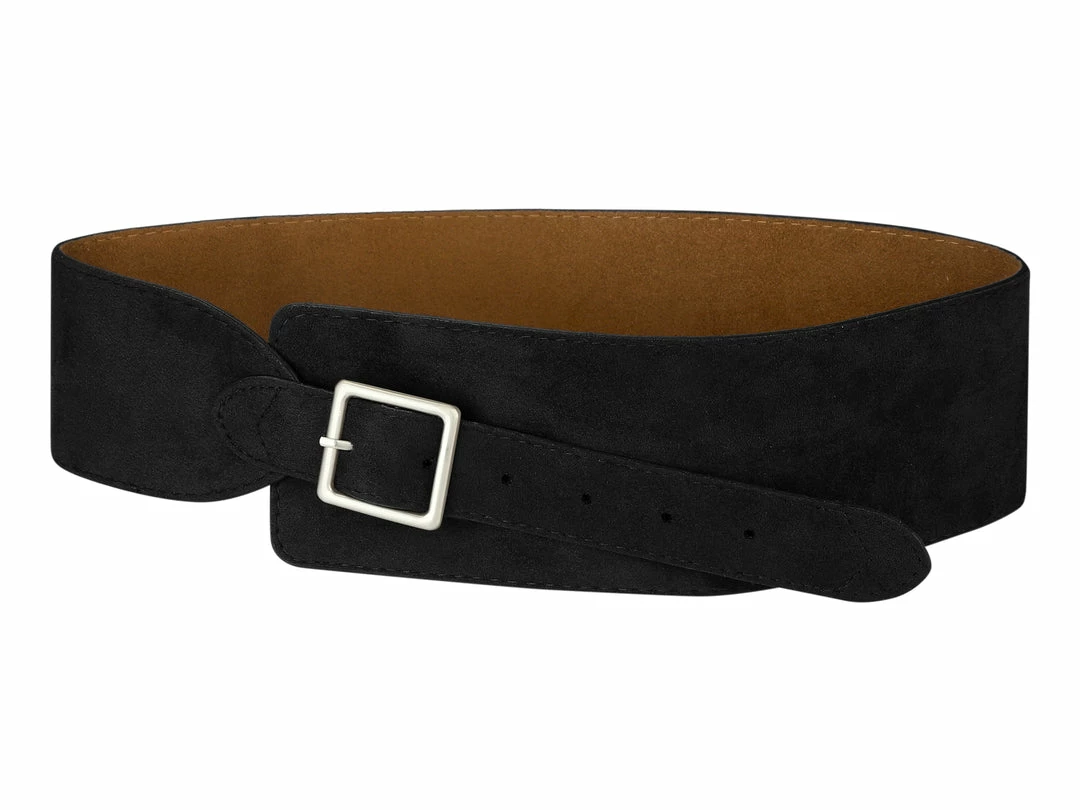 Allegra K Vintage Suede Wide Waist Belts For Women Belt Buckle Adjustable 14 Allegra K Vintage Suede Wide Waist Belts For Women Belt Buckle Adjustable