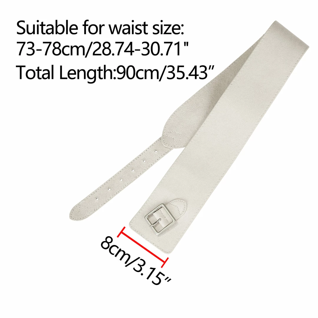 Allegra K Vintage Suede Wide Waist Belts For Women Belt Buckle Adjustable 7 Allegra K Vintage Suede Wide Waist Belts For Women Belt Buckle Adjustable