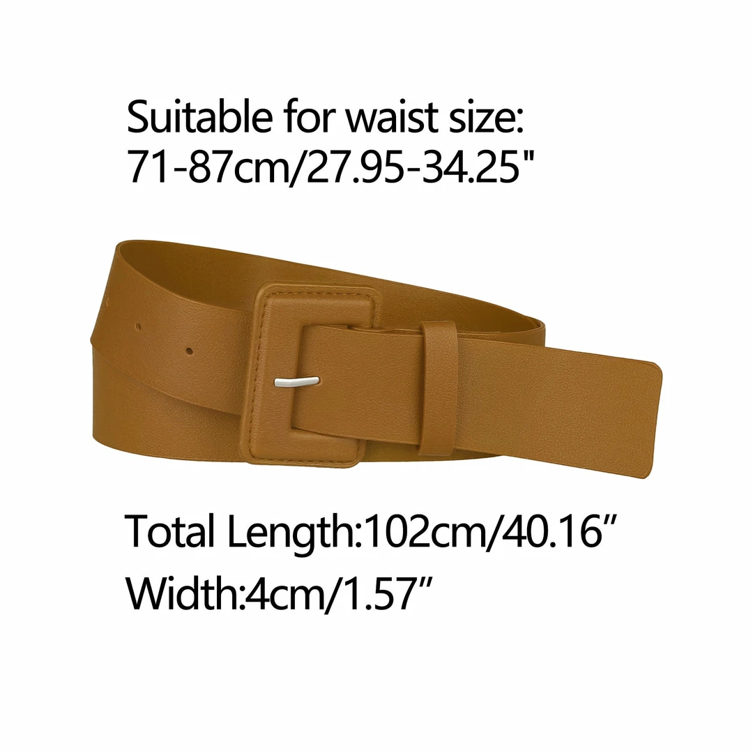 Allegra K Accessories Ladies Waist Belts For Dress Belts Adjustable Rectangle Buckle 6 Allegra K Accessories Ladies Waist Belts For Dress Belts Adjustable Rectangle Buckle