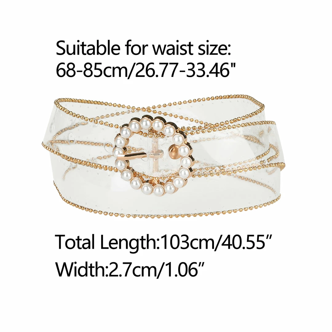 Allegra K Accessories Stylish Womens Clear Waist Belts For Dresses Transparent Belts Pin Buckle 6 Allegra K Accessories Stylish Womens Clear Waist Belts For Dresses Transparent Belts Pin Buckle