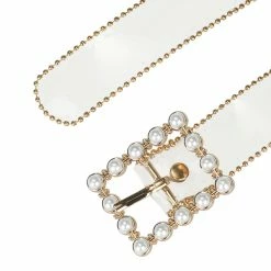 Allegra K Ladies Clear Waist Belts For Jeans Trousers Transparent Belts Rectangle Buckle Accessories 17 Allegra K Ladies Clear Waist Belts For Jeans Trousers Transparent Belts Rectangle Buckle Accessories