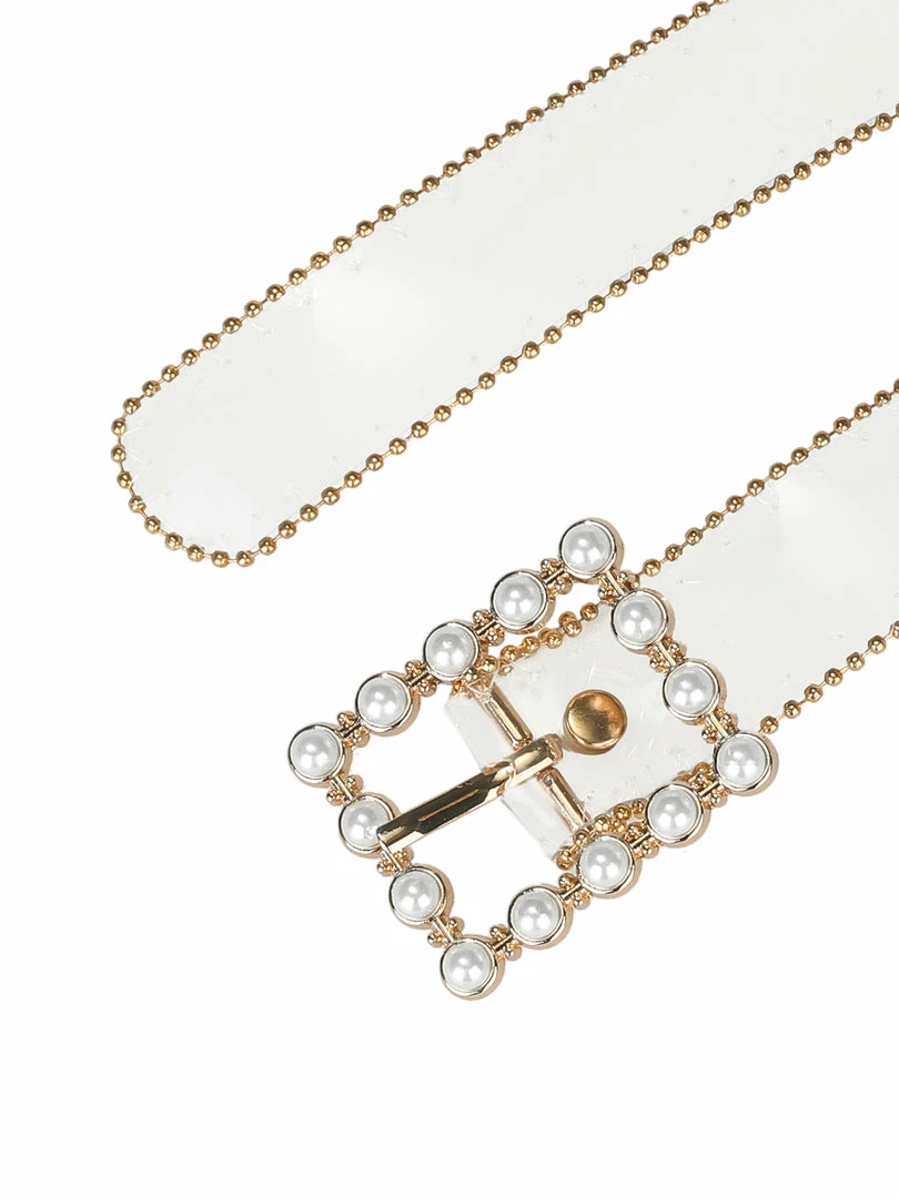 Allegra K Ladies Clear Waist Belts For Jeans Trousers Transparent Belts Rectangle Buckle Accessories 9 Allegra K Ladies Clear Waist Belts For Jeans Trousers Transparent Belts Rectangle Buckle Accessories