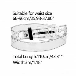 Allegra K Womens Grommet Clear Waist Belt Plus Size Waist Belts For Jeans Dresses Accessories 58 Allegra K Womens Grommet Clear Waist Belt Plus Size Waist Belts For Jeans Dresses Accessories