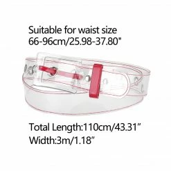 Allegra K Womens Grommet Clear Waist Belt Plus Size Waist Belts For Jeans Dresses Accessories 54 Allegra K Womens Grommet Clear Waist Belt Plus Size Waist Belts For Jeans Dresses Accessories