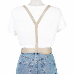 Allegra K Accessories Womens Vintage PU Leather Y Suspenders Adjustable Holes Belts 31 Allegra K Accessories Womens Vintage PU Leather Y Suspenders Adjustable Holes Belts