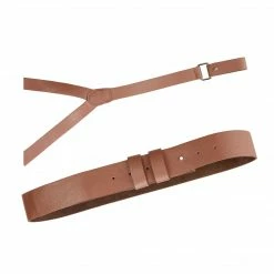 Allegra K Accessories Womens Vintage PU Leather Y Suspenders Adjustable Holes Belts 35 Allegra K Accessories Womens Vintage PU Leather Y Suspenders Adjustable Holes Belts