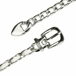 Allegra K Rhinestone Chain Belt Plus Size Waist Belt