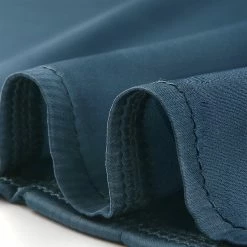 Allegra K V Neck Long Sleeve Work Shirt