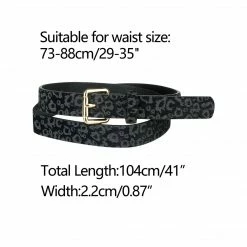 Allegra K Womens Leopard Print Belt Faux Leather Casual Ladies Waist Belts For Jeans Pants 18 Allegra K Womens Leopard Print Belt Faux Leather Casual Ladies Waist Belts For Jeans Pants