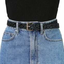 Allegra K Womens Leopard Print Belt Faux Leather Casual Ladies Waist Belts For Jeans Pants 19 Allegra K Womens Leopard Print Belt Faux Leather Casual Ladies Waist Belts For Jeans Pants