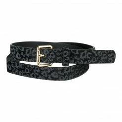 Allegra K Womens Leopard Print Belt Faux Leather Casual Ladies Waist Belts For Jeans Pants