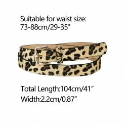 Allegra K Womens Leopard Print Belt Faux Leather Casual Ladies Waist Belts For Jeans Pants 22 Allegra K Womens Leopard Print Belt Faux Leather Casual Ladies Waist Belts For Jeans Pants