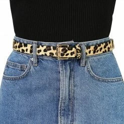 Allegra K Womens Leopard Print Belt Faux Leather Casual Ladies Waist Belts For Jeans Pants 23 Allegra K Womens Leopard Print Belt Faux Leather Casual Ladies Waist Belts For Jeans Pants