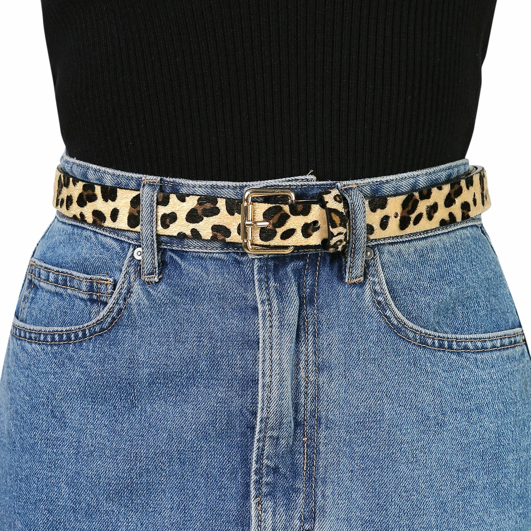 Allegra K Womens Leopard Print Belt Faux Leather Casual Ladies Waist Belts For Jeans Pants 11 Allegra K Womens Leopard Print Belt Faux Leather Casual Ladies Waist Belts For Jeans Pants