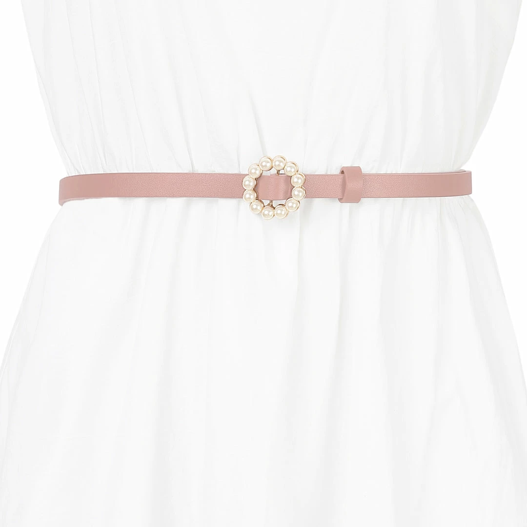 Allegra K Womens Plus Size Waist Belts Pearl Narrow Leather Adjustable Belt For Jeans Dresses Pants 15 Allegra K Womens Plus Size Waist Belts Pearl Narrow Leather Adjustable Belt For Jeans Dresses Pants