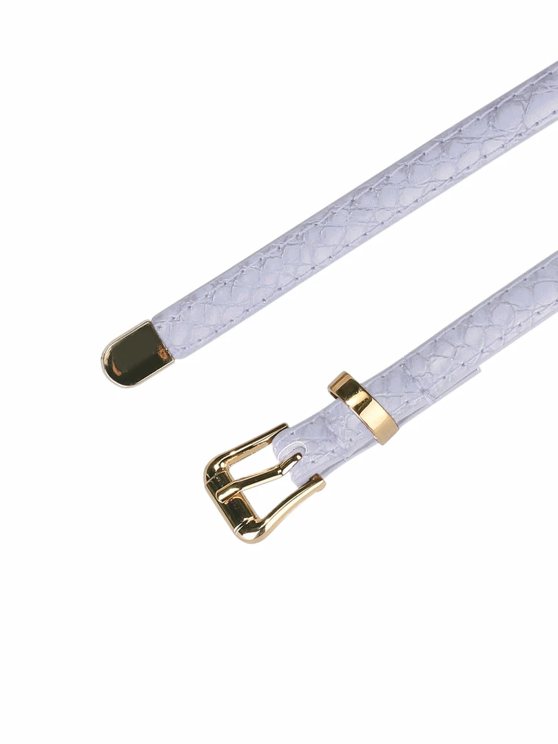 Allegra K Womens Skinny Embossed Leather Belts Alloy Pin Buckle Belt For Jeans Dresses Pants 37 Allegra K Womens Skinny Embossed Leather Belts Alloy Pin Buckle Belt For Jeans Dresses Pants