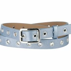 Allegra K Womens Grommet Belt Faux Leather Adjustable Waist Strap Belts For Jeans Pants Accessories