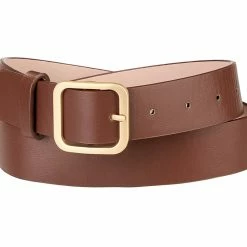 Allegra K Women Pin Buckle Belt Soft Wide Waist Belt Casual Dresses Jeans Pants