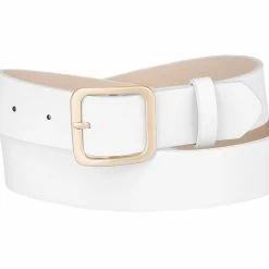 Allegra K Women Pin Buckle Belt Soft Wide Waist Belt Casual Dresses Jeans Pants