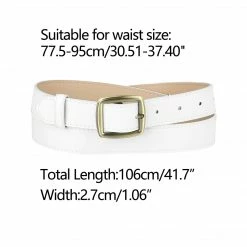 Allegra K Accessories Womens Belt Faux Leather Waist Solid Color Pin Buckle Belts For Girls Ladies 22 Allegra K Accessories Womens Belt Faux Leather Waist Solid Color Pin Buckle Belts For Girls Ladies