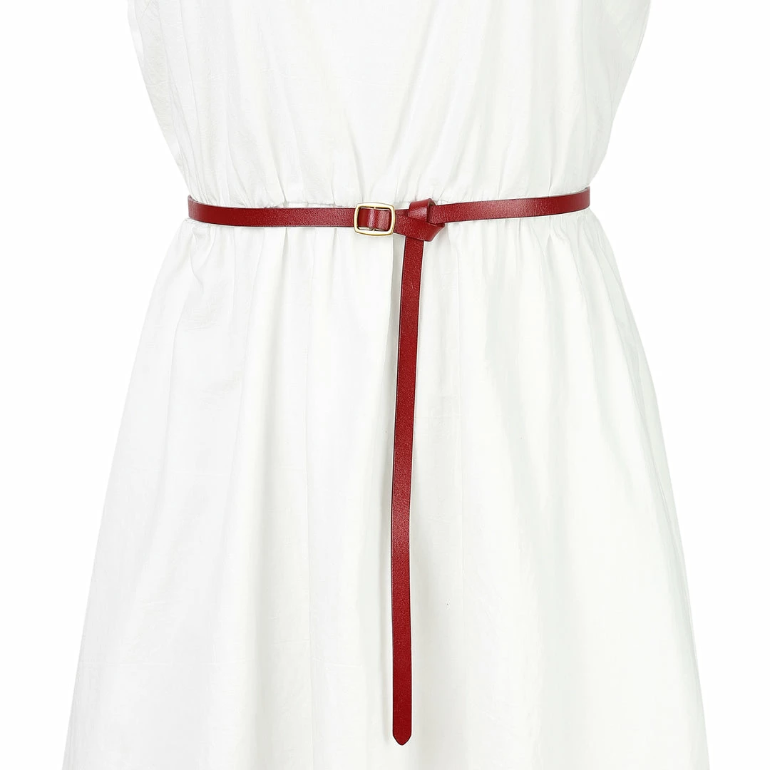 Allegra K Womens Adjustable Skinny Leather Belt Fashion Narrow Belts Minimalism Waist Strap Accessories 23 Allegra K Womens Adjustable Skinny Leather Belt Fashion Narrow Belts Minimalism Waist Strap Accessories