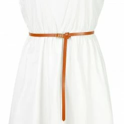 Allegra K Womens Adjustable Skinny Leather Belt Fashion Narrow Belts Minimalism Waist Strap Accessories 27 Allegra K Womens Adjustable Skinny Leather Belt Fashion Narrow Belts Minimalism Waist Strap Accessories