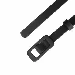 Allegra K Accessories Thin Nonporous Waist Belt Rectangle Buckle Plus Size Belts For Jeans Dress