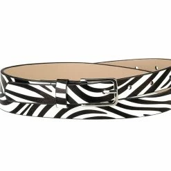 Allegra K Women's Skinny Waist Belts Single Pin Buckle Cute Animal Printed Pants Dress Thin Faux Leather Belt Accessories