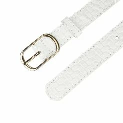 Allegra K Accessories Ladies Faux Leather Belts Metal Pin Buckle Woven Pattern Waist Belts For Jeans Dress