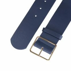 Allegra K PU Leather Belts For Women Metal Pin Buckle 2 Inches Wide Belt For Dress Pants