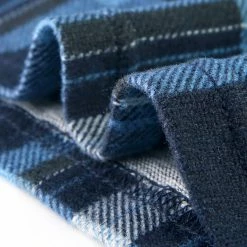 Allegra K Women's Peter Pan Collar Contrast Puff Sleeve Plaid Shirt Blouse