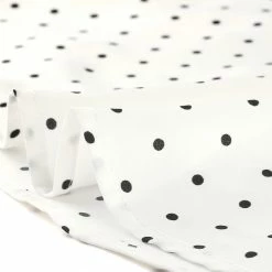 Allegra K Women's High Collar Long Sleeve Blouse Polka Dots Chiffon Office Spring Top Shirt