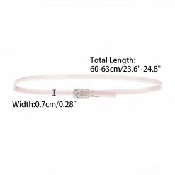 Allegra K Accessories Womens Detachable Transparent CLear Crossed Shoe Straps Belts Bands For Holding Loose High Heels