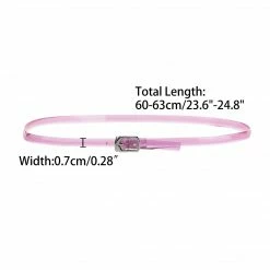 Allegra K Accessories Womens Detachable Transparent CLear Crossed Shoe Straps Belts Bands For Holding Loose High Heels