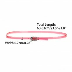 Allegra K Accessories Womens Detachable Transparent CLear Crossed Shoe Straps Belts Bands For Holding Loose High Heels