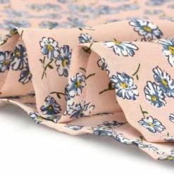 Allegra K Women's Puff Sleeve Decor Button V Neck Fit And Flare Floral Dress