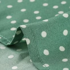 Allegra K Women's Polka Dots Smocked Sleeves Ruffle Neck Blouse Top 21 Allegra K Women's Polka Dots Smocked Sleeves Ruffle Neck Blouse Top